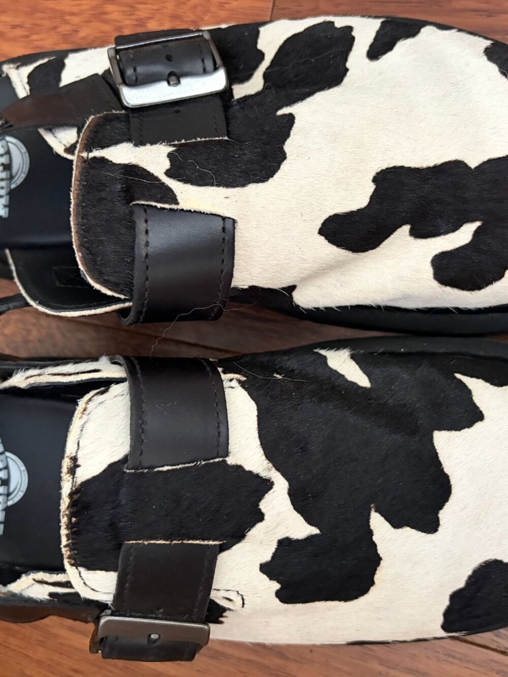 Dr. Martens - Jorge II Hair-on Animal Print Slingback Mules - Picture 4 of 5
